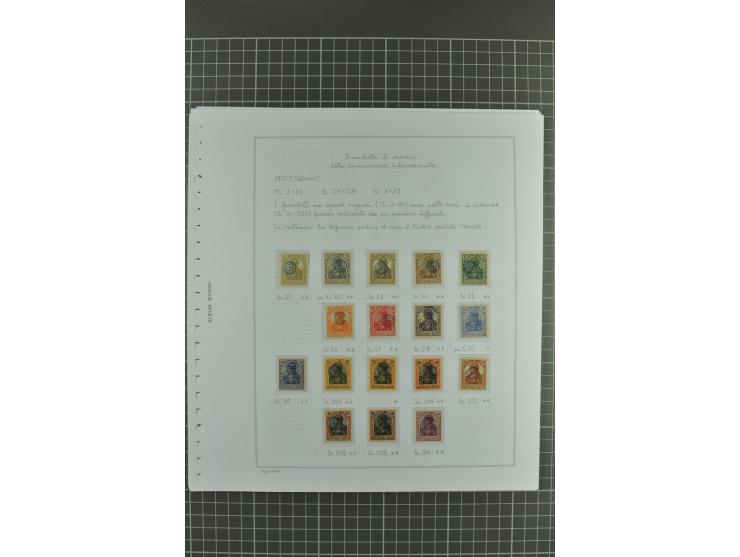 1920, sehr schöne vorwiegend ungebrauchte/postfrische Sammlung mit vielen besseren Werten und Besonderheiten dabei Allenstein