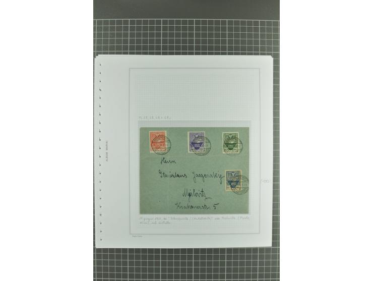 1920, sehr schöne vorwiegend ungebrauchte/postfrische Sammlung mit vielen besseren Werten und Besonderheiten dabei Allenstein