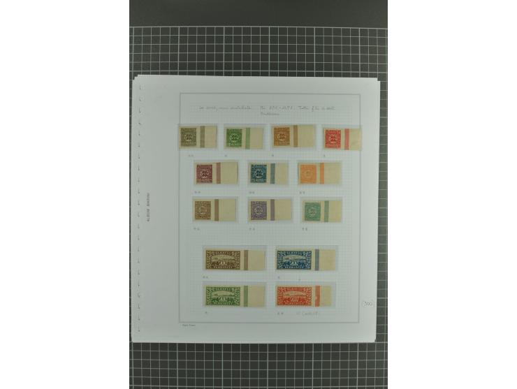 1920, sehr schöne vorwiegend ungebrauchte/postfrische Sammlung mit vielen besseren Werten und Besonderheiten dabei Allenstein