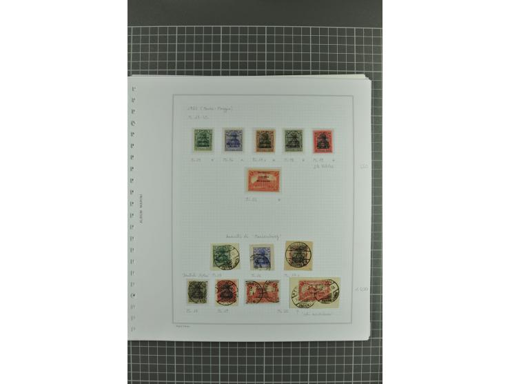 1920, sehr schöne vorwiegend ungebrauchte/postfrische Sammlung mit vielen besseren Werten und Besonderheiten dabei Allenstein