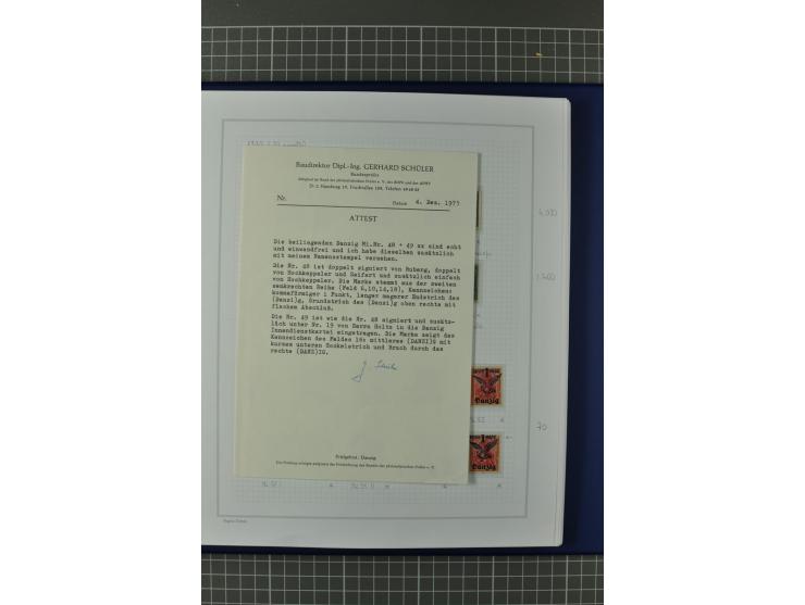 1920/39, sehr schöne ungebrauchte/postfrische und gestempelte Sammlung, dabei viele bessere Werte und Besonderheiten u.a. Mi.