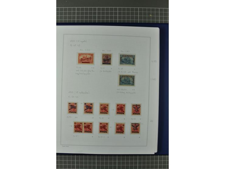1920/39, sehr schöne ungebrauchte/postfrische und gestempelte Sammlung, dabei viele bessere Werte und Besonderheiten u.a. Mi.