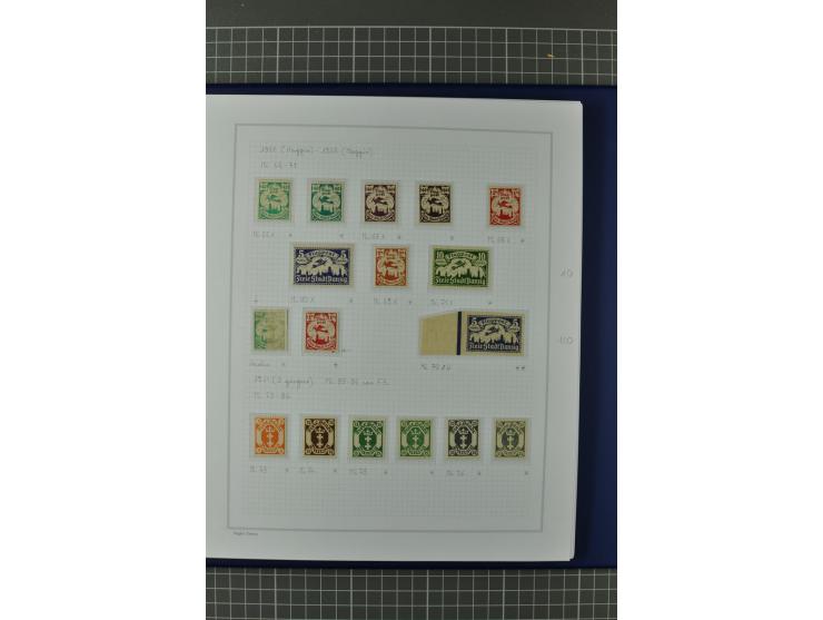 1920/39, sehr schöne ungebrauchte/postfrische und gestempelte Sammlung, dabei viele bessere Werte und Besonderheiten u.a. Mi.