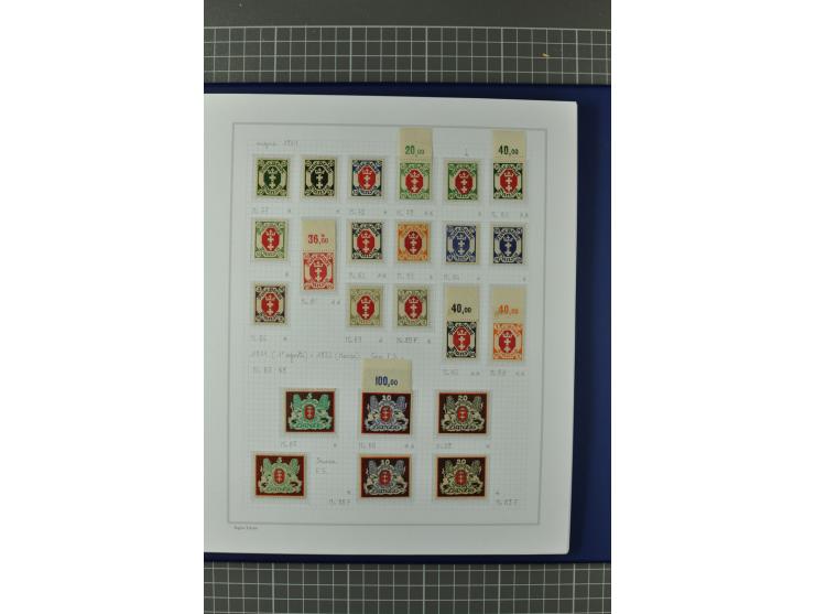 1920/39, sehr schöne ungebrauchte/postfrische und gestempelte Sammlung, dabei viele bessere Werte und Besonderheiten u.a. Mi.