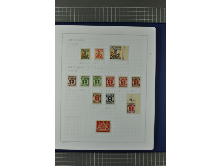 1920/39, sehr schöne ungebrauchte/postfrische und gestempelte Sammlung, dabei viele bessere Werte und Besonderheiten u.a. Mi.