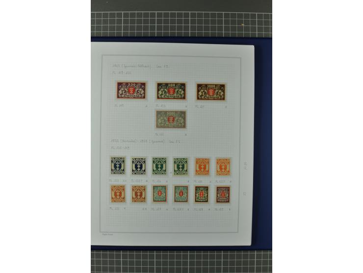 1920/39, sehr schöne ungebrauchte/postfrische und gestempelte Sammlung, dabei viele bessere Werte und Besonderheiten u.a. Mi.