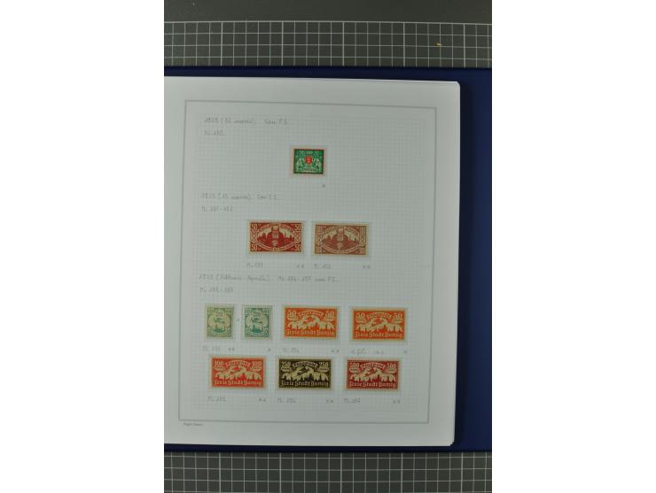 1920/39, sehr schöne ungebrauchte/postfrische und gestempelte Sammlung, dabei viele bessere Werte und Besonderheiten u.a. Mi.