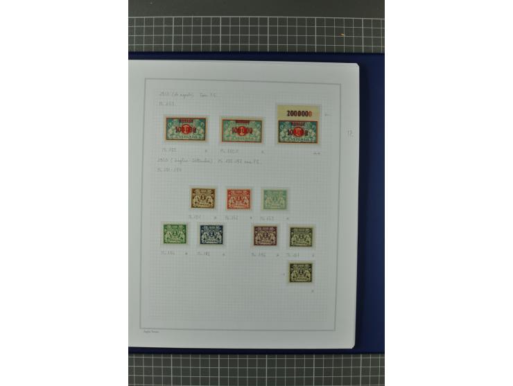 1920/39, sehr schöne ungebrauchte/postfrische und gestempelte Sammlung, dabei viele bessere Werte und Besonderheiten u.a. Mi.