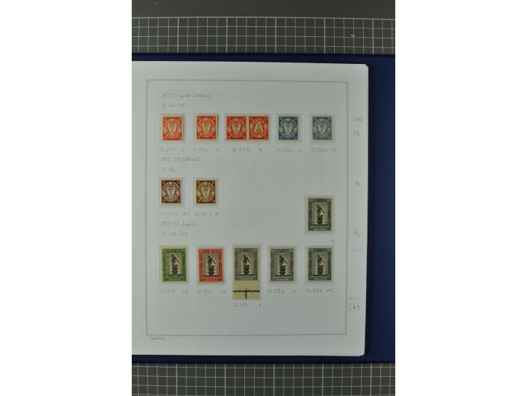 1920/39, sehr schöne ungebrauchte/postfrische und gestempelte Sammlung, dabei viele bessere Werte und Besonderheiten u.a. Mi.