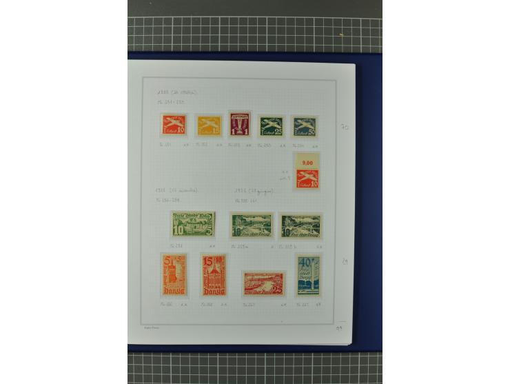 1920/39, sehr schöne ungebrauchte/postfrische und gestempelte Sammlung, dabei viele bessere Werte und Besonderheiten u.a. Mi.