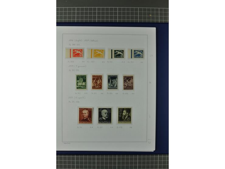 1920/39, sehr schöne ungebrauchte/postfrische und gestempelte Sammlung, dabei viele bessere Werte und Besonderheiten u.a. Mi.