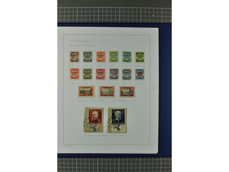 1920/39, sehr schöne ungebrauchte/postfrische und gestempelte Sammlung, dabei viele bessere Werte und Besonderheiten u.a. Mi.