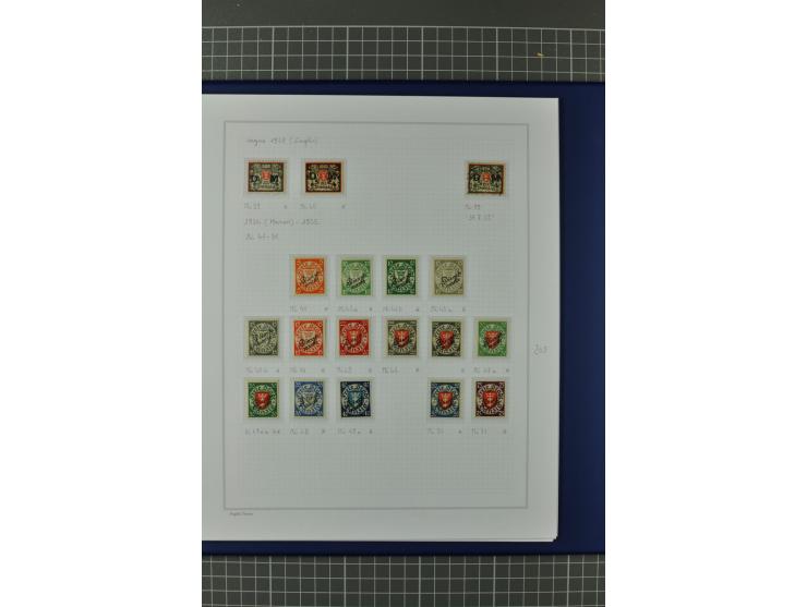 1920/39, sehr schöne ungebrauchte/postfrische und gestempelte Sammlung, dabei viele bessere Werte und Besonderheiten u.a. Mi.