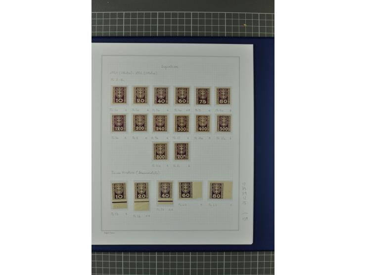1920/39, sehr schöne ungebrauchte/postfrische und gestempelte Sammlung, dabei viele bessere Werte und Besonderheiten u.a. Mi.