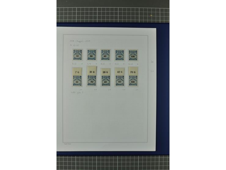 1920/39, sehr schöne ungebrauchte/postfrische und gestempelte Sammlung, dabei viele bessere Werte und Besonderheiten u.a. Mi.