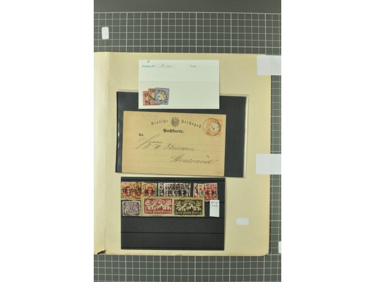 1920/39, gestempelte reichhaltige Sammlung mit u.a. Mi.-Nr. 29II, 32-40, 43II, 100Xa, Porto, Dienst, Port Gdansk, Vorläufer, 