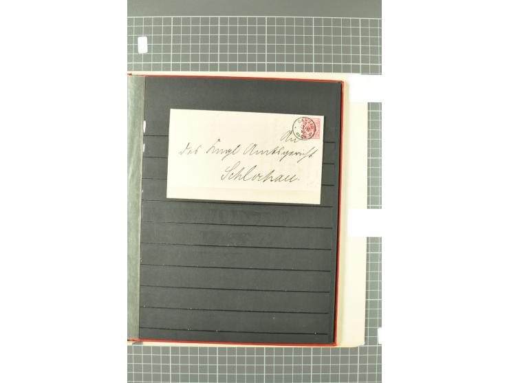 1920/39, gestempelte reichhaltige Sammlung mit u.a. Mi.-Nr. 29II, 32-40, 43II, 100Xa, Porto, Dienst, Port Gdansk, Vorläufer, 