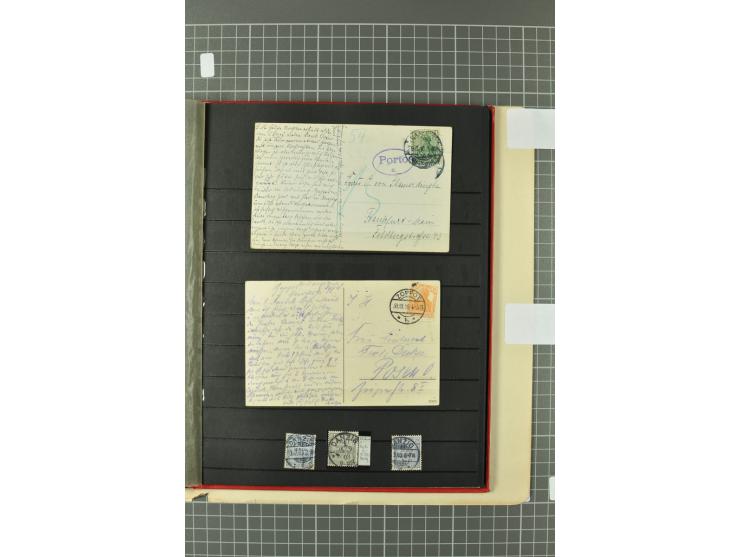 1920/39, gestempelte reichhaltige Sammlung mit u.a. Mi.-Nr. 29II, 32-40, 43II, 100Xa, Porto, Dienst, Port Gdansk, Vorläufer, 