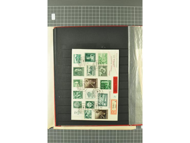 1920/39, gestempelte reichhaltige Sammlung mit u.a. Mi.-Nr. 29II, 32-40, 43II, 100Xa, Porto, Dienst, Port Gdansk, Vorläufer, 