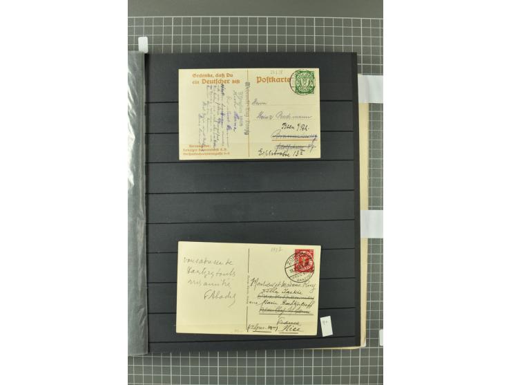 1920/39, gestempelte reichhaltige Sammlung mit u.a. Mi.-Nr. 29II, 32-40, 43II, 100Xa, Porto, Dienst, Port Gdansk, Vorläufer, 