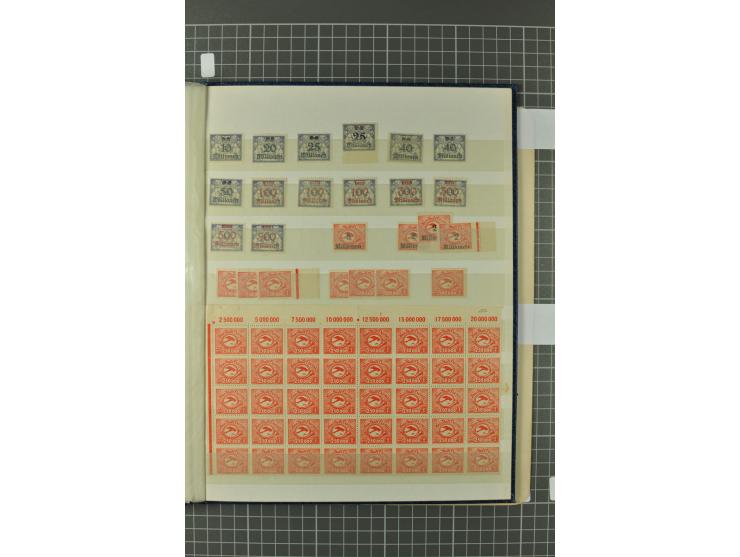 1920/39, gestempelte reichhaltige Sammlung mit u.a. Mi.-Nr. 29II, 32-40, 43II, 100Xa, Porto, Dienst, Port Gdansk, Vorläufer, 