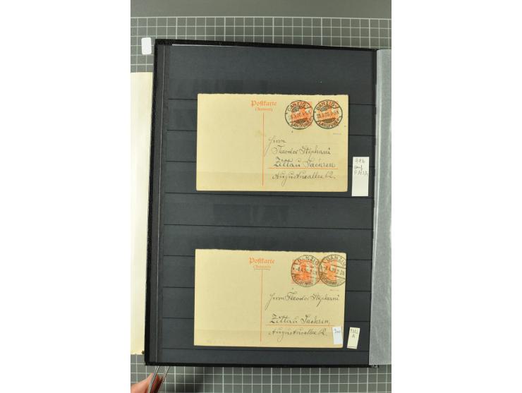 1920/39, gestempelte reichhaltige Sammlung mit u.a. Mi.-Nr. 29II, 32-40, 43II, 100Xa, Porto, Dienst, Port Gdansk, Vorläufer, 