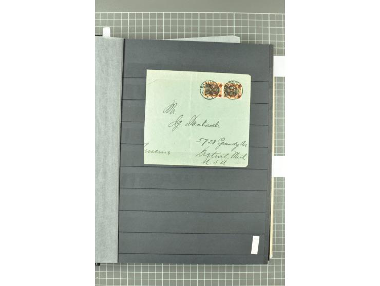 1920/39, gestempelte reichhaltige Sammlung mit u.a. Mi.-Nr. 29II, 32-40, 43II, 100Xa, Porto, Dienst, Port Gdansk, Vorläufer, 