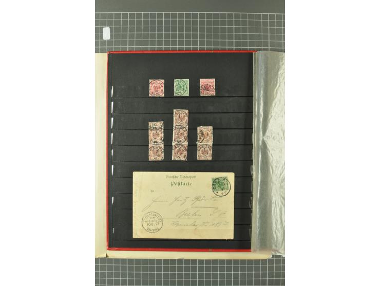 1920/39, gestempelte reichhaltige Sammlung mit u.a. Mi.-Nr. 29II, 32-40, 43II, 100Xa, Porto, Dienst, Port Gdansk, Vorläufer, 