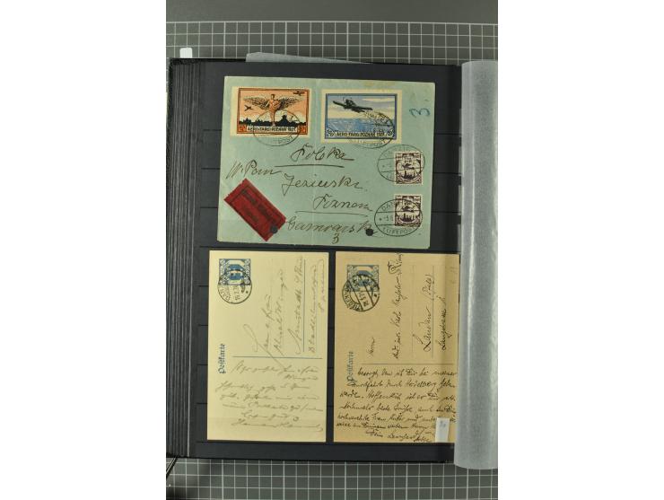 1920/39, gestempelte reichhaltige Sammlung mit u.a. Mi.-Nr. 29II, 32-40, 43II, 100Xa, Porto, Dienst, Port Gdansk, Vorläufer, 