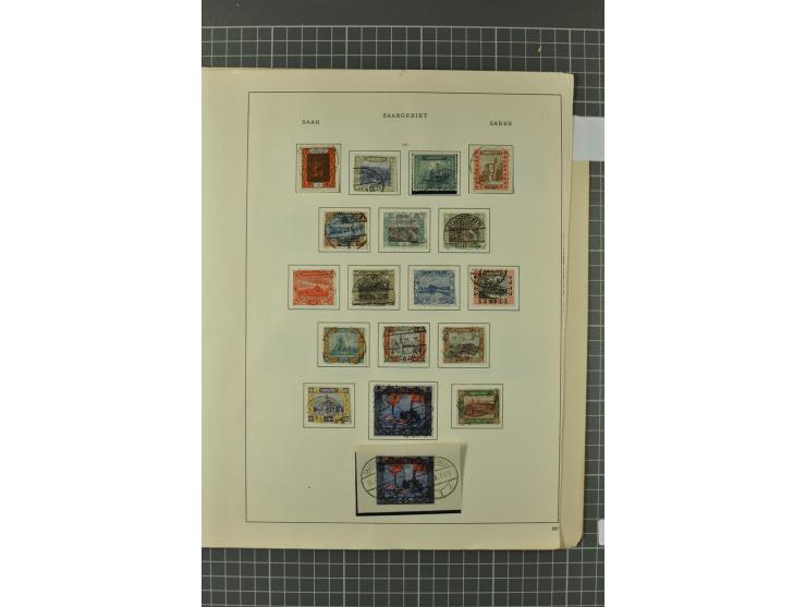1920/34, sehr schöne gestempelte Sammlung, in den Hauptnummern augenscheinlich komplett mit einer Vielzahl an besseren Werten