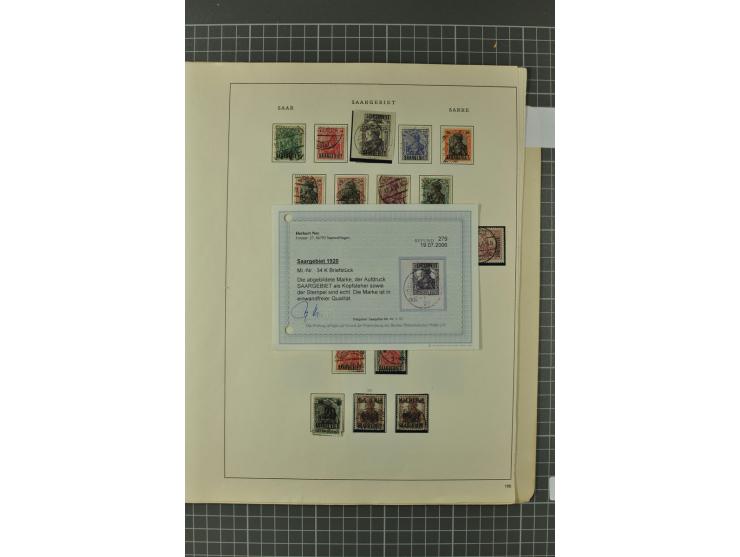 1920/34, sehr schöne gestempelte Sammlung, in den Hauptnummern augenscheinlich komplett mit einer Vielzahl an besseren Werten