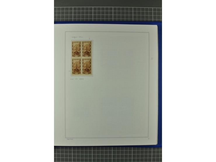 1921/34, postfrische, ungebrauchte und gestempelte, startk spezialisierte Sammlung ab Mi.-Nr. 53, bis auf Mr.-Nr. 134 kpl. bi