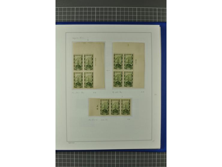 1921/34, postfrische, ungebrauchte und gestempelte, startk spezialisierte Sammlung ab Mi.-Nr. 53, bis auf Mr.-Nr. 134 kpl. bi