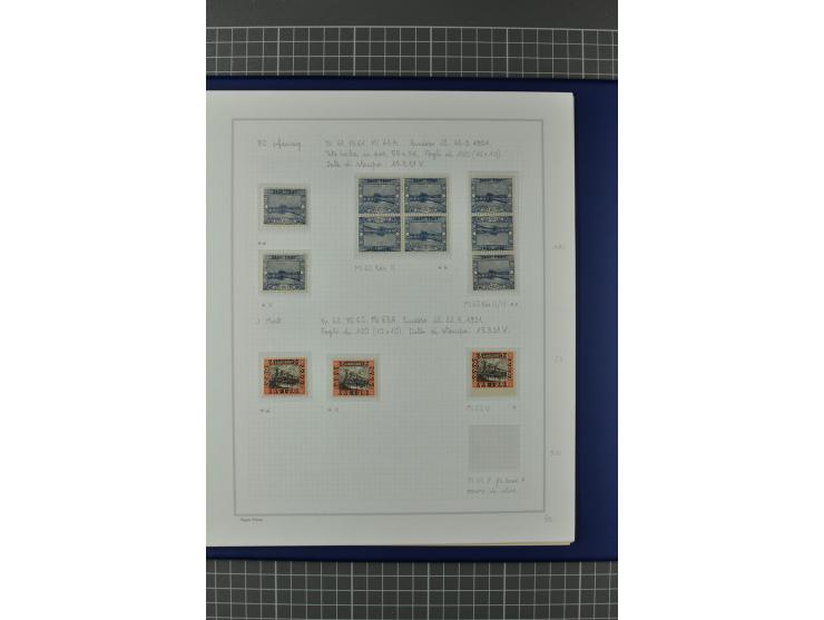 1921/34, postfrische, ungebrauchte und gestempelte, startk spezialisierte Sammlung ab Mi.-Nr. 53, bis auf Mr.-Nr. 134 kpl. bi
