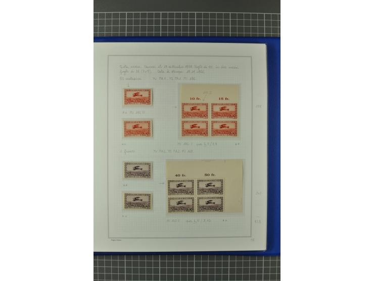 1921/34, postfrische, ungebrauchte und gestempelte, startk spezialisierte Sammlung ab Mi.-Nr. 53, bis auf Mr.-Nr. 134 kpl. bi