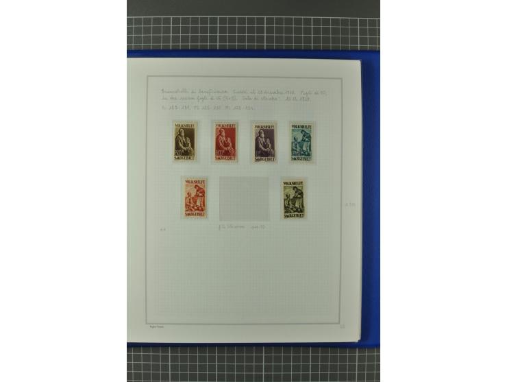 1921/34, postfrische, ungebrauchte und gestempelte, startk spezialisierte Sammlung ab Mi.-Nr. 53, bis auf Mr.-Nr. 134 kpl. bi