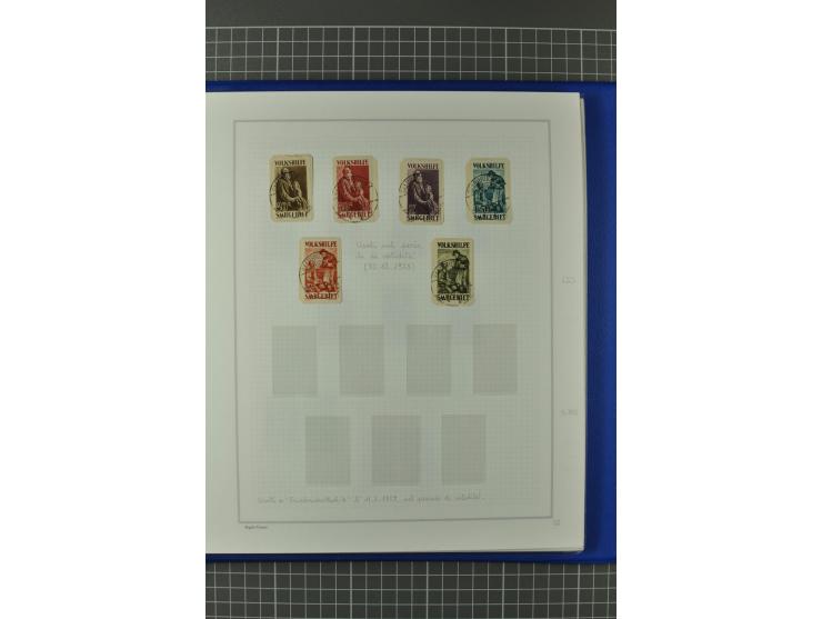 1921/34, postfrische, ungebrauchte und gestempelte, startk spezialisierte Sammlung ab Mi.-Nr. 53, bis auf Mr.-Nr. 134 kpl. bi
