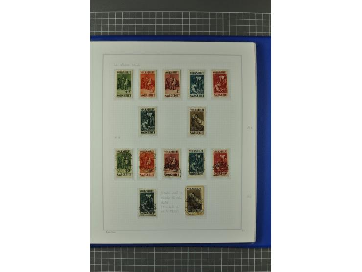 1921/34, postfrische, ungebrauchte und gestempelte, startk spezialisierte Sammlung ab Mi.-Nr. 53, bis auf Mr.-Nr. 134 kpl. bi