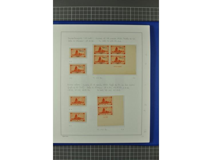 1921/34, postfrische, ungebrauchte und gestempelte, startk spezialisierte Sammlung ab Mi.-Nr. 53, bis auf Mr.-Nr. 134 kpl. bi