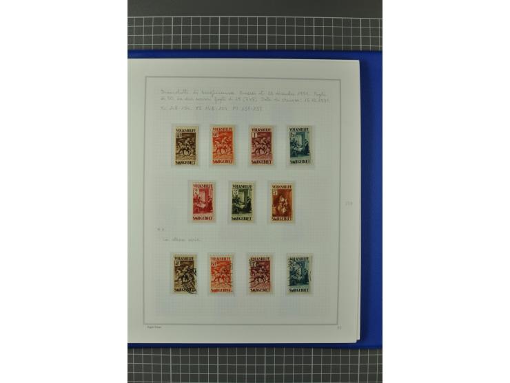 1921/34, postfrische, ungebrauchte und gestempelte, startk spezialisierte Sammlung ab Mi.-Nr. 53, bis auf Mr.-Nr. 134 kpl. bi