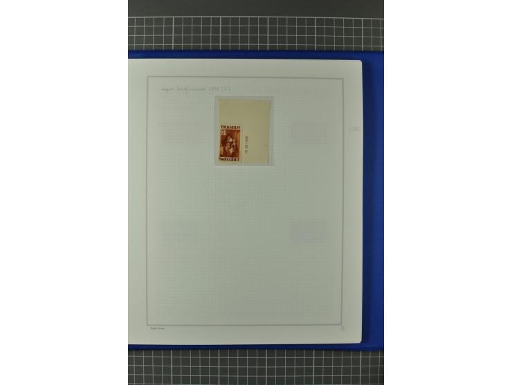 1921/34, postfrische, ungebrauchte und gestempelte, startk spezialisierte Sammlung ab Mi.-Nr. 53, bis auf Mr.-Nr. 134 kpl. bi