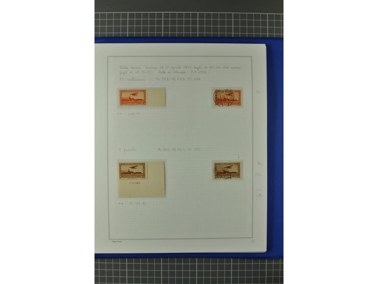 1921/34, postfrische, ungebrauchte und gestempelte, startk spezialisierte Sammlung ab Mi.-Nr. 53, bis auf Mr.-Nr. 134 kpl. bi