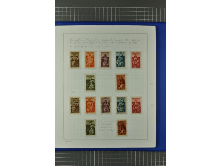 1921/34, postfrische, ungebrauchte und gestempelte, startk spezialisierte Sammlung ab Mi.-Nr. 53, bis auf Mr.-Nr. 134 kpl. bi
