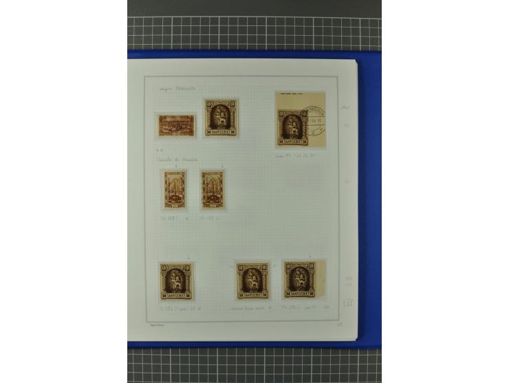 1921/34, postfrische, ungebrauchte und gestempelte, startk spezialisierte Sammlung ab Mi.-Nr. 53, bis auf Mr.-Nr. 134 kpl. bi