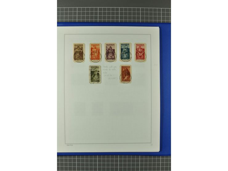 1921/34, postfrische, ungebrauchte und gestempelte, startk spezialisierte Sammlung ab Mi.-Nr. 53, bis auf Mr.-Nr. 134 kpl. bi