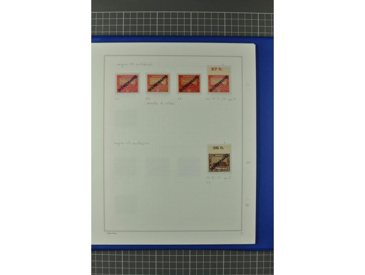 1921/34, postfrische, ungebrauchte und gestempelte, startk spezialisierte Sammlung ab Mi.-Nr. 53, bis auf Mr.-Nr. 134 kpl. bi