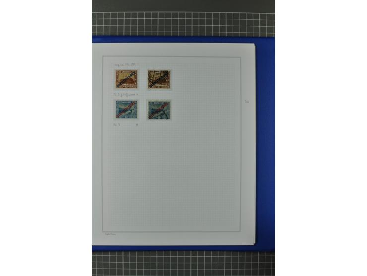 1921/34, postfrische, ungebrauchte und gestempelte, startk spezialisierte Sammlung ab Mi.-Nr. 53, bis auf Mr.-Nr. 134 kpl. bi