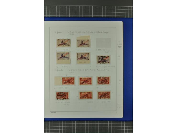1921/34, postfrische, ungebrauchte und gestempelte, startk spezialisierte Sammlung ab Mi.-Nr. 53, bis auf Mr.-Nr. 134 kpl. bi