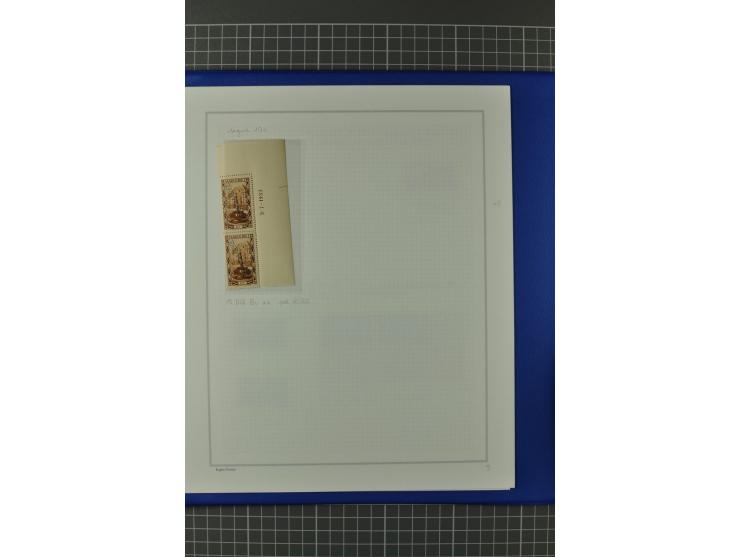1921/34, postfrische, ungebrauchte und gestempelte, startk spezialisierte Sammlung ab Mi.-Nr. 53, bis auf Mr.-Nr. 134 kpl. bi