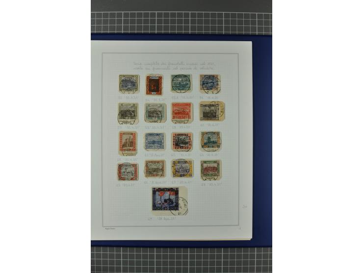 1921/34, postfrische, ungebrauchte und gestempelte, startk spezialisierte Sammlung ab Mi.-Nr. 53, bis auf Mr.-Nr. 134 kpl. bi
